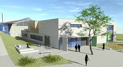 Grafische Zeichnung WoFit in Wolfschlugen - Beratungsprojekt Gründung Sportvereinszentrum der Flowcon Unternehmensberatung