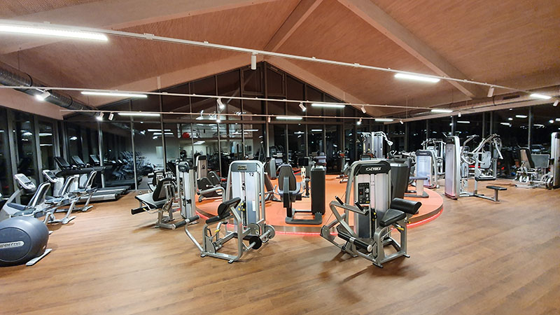 Trainingsfläche im Sport- und Gesundheitscenter des SV Ettenkirch